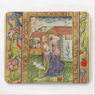 Codex Ser Nov 2599 f. 39v The Birth of Christ Mouse Pad