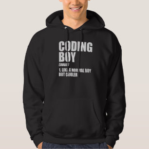 Coding Boy Definition Noun Software Developer Prog Hoodie