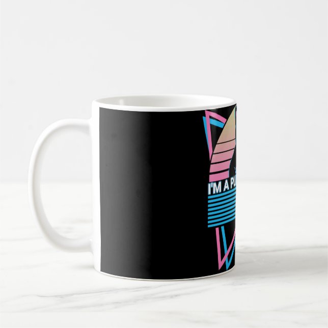Coding Coder Retro Programmer I m a Purrgrammer  Coffee Mug (Left)