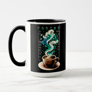 Coding & Coffee: Tech Enthusiast's Dream Art Mug