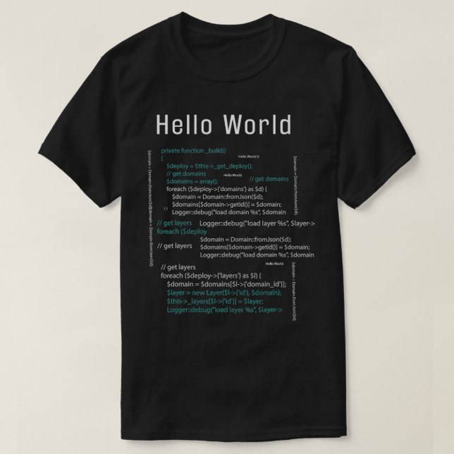 Coding Computer Scientist Software Developer  T-Shirt (Design Front)