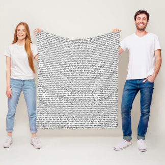 Coding Fleece Blanket