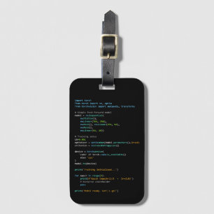Coding Humor - Developer Logic and Tech Life Luggage Tag