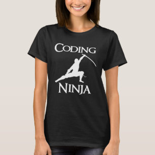 CODING NINJA Code Writer Programmer Humor T-Shirt