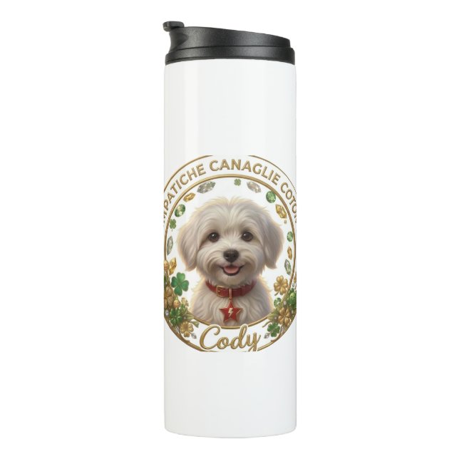Cody Coton Detectives Thermal Water Bottle (Rotated Right)
