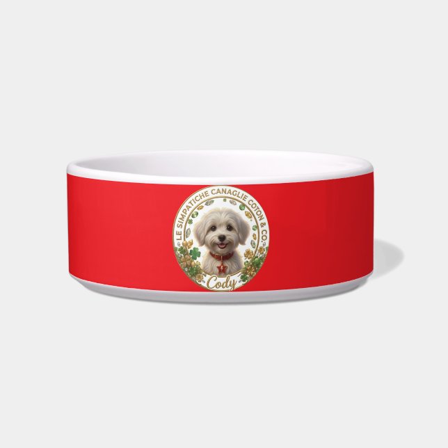 Cody Red Bowl - Coton Detectives (Front)