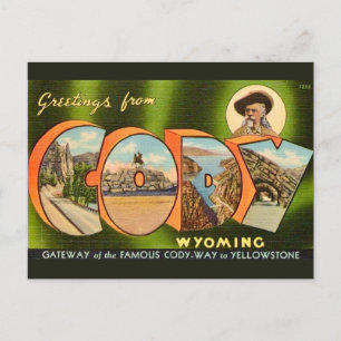 Cody Wyoming  Postcard