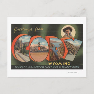 Cody, WyomingLarge Letter ScenesCody, WY Postcard
