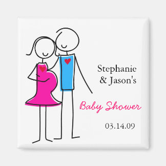 Coed Baby Shower Magnet Favours