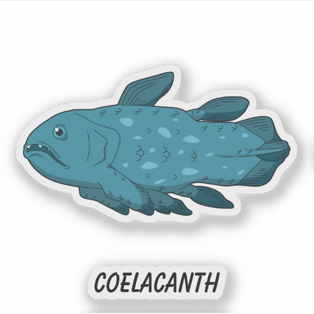 Coelacanth- Living Fossil Fish Vinyl (Front)