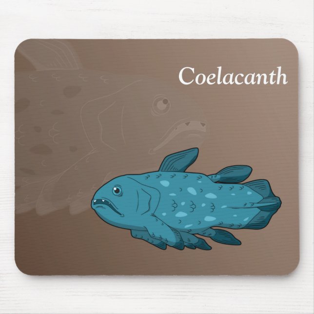 Coelacanth Mouse Pad (Front)