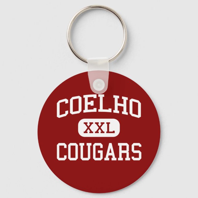 Coelho - Cougars - Middle - Attleboro Key Ring (Front)