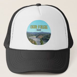 Coeur d’Alene Idaho Souvenir Trucker Hat