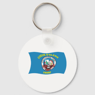 Coeur d'Alene Flag Keychain