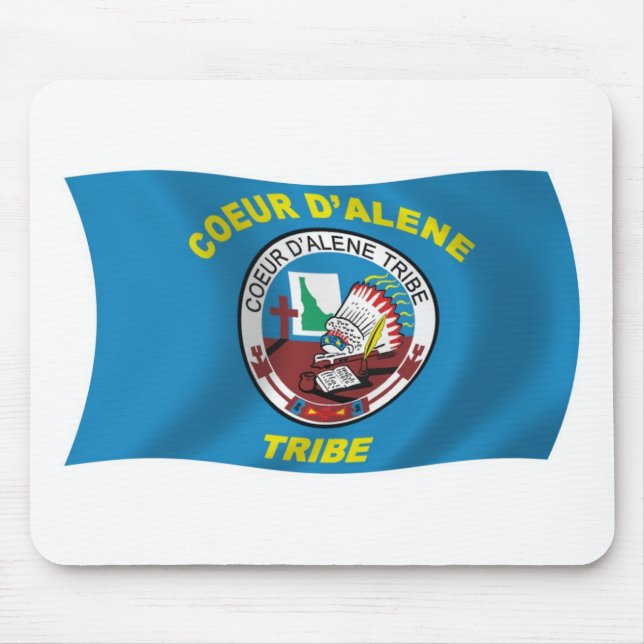 Coeur d'Alene Flag Mousepad (Front)