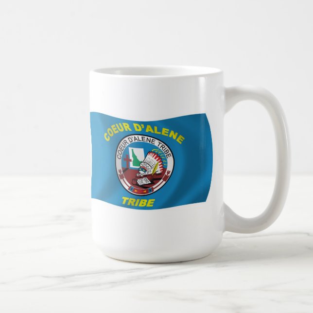 Coeur d'Alene Flag Mug (Right)