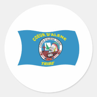 Coeur d'Alene Flag Sticker