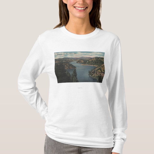 Coeur d'Alene, ID - View of Beauty Bay T-Shirt (Front)