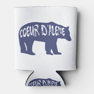 Coeur d'Alene Idaho Bear Can Cooler