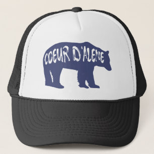 Coeur d'Alene Idaho Bear Trucker Hat