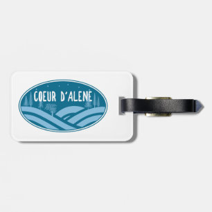 Coeur d'Alene Idaho Outdoors Luggage Tag