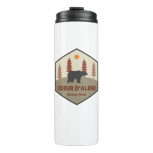 Coeur D'Alene National Forest Bear Thermal Tumbler