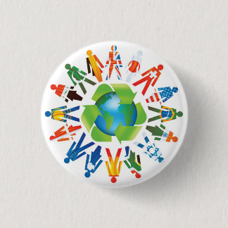 Coexist 3 Cm Round Badge