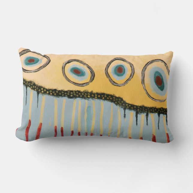 Coexisting Peacefully Lumbar Pillow (Front)