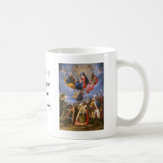 coffe cup of saint margaret, vintage art