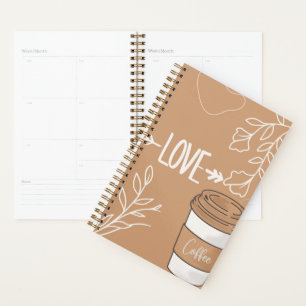 coffe lover daily planner
