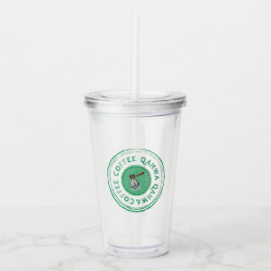 Coffe/Qahwa Acrylic Tumbler