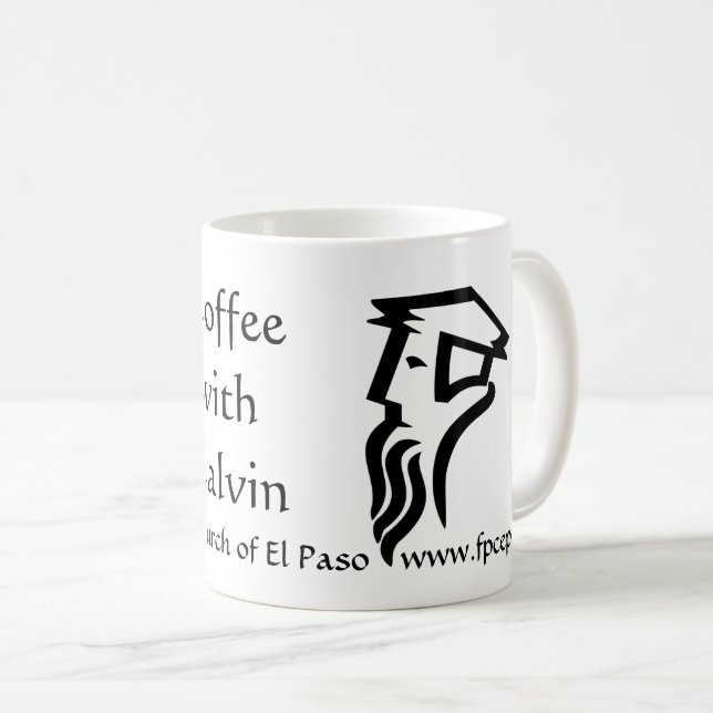 Coffe with Calvin mug (Front Right)