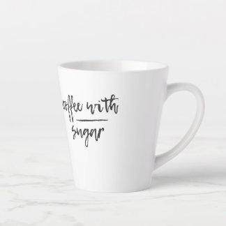 Coffe With Sugar Latte Mug