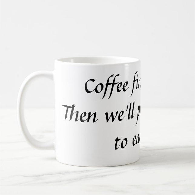 Coffee 1st mug (Left)