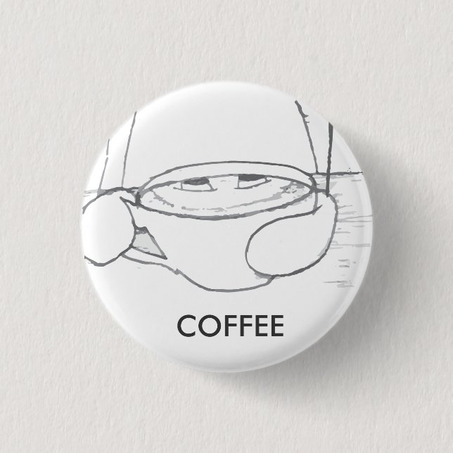 Coffee 2.0 3 cm round badge (Front)