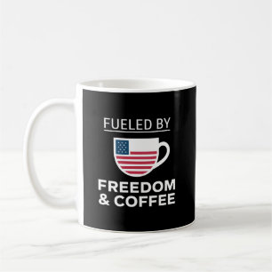 Coffee 4th of July Freedom Caffeine Women Men Mum Mug