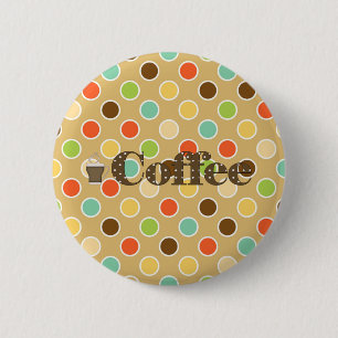Coffee 6 Cm Round Badge