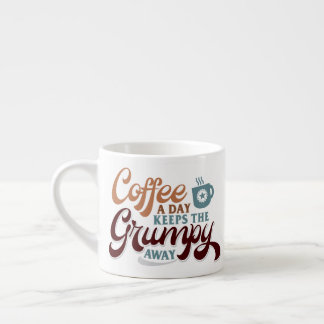 Coffee a Day for Coffee Lover Gift Espresso Cup