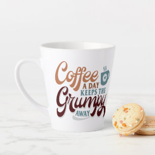 Coffee a Day for Coffee Lover Gift Latte Mug