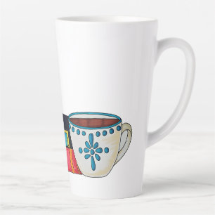 Coffee & a Good Book Latte Mug