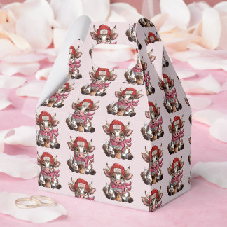 Coffee Addict Cow Favour Box