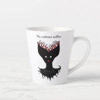 Coffee Addict Creepy Demon