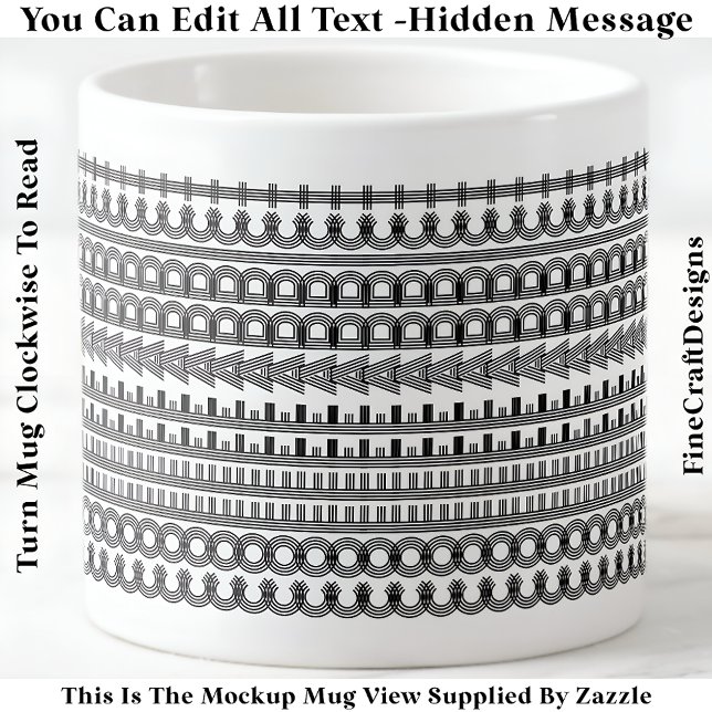 Coffee Addict Hidden Message Funny Novelty 111B Espresso Cup (Creator Uploaded)