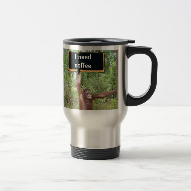 Coffee Addict Travel Mug (Right)
