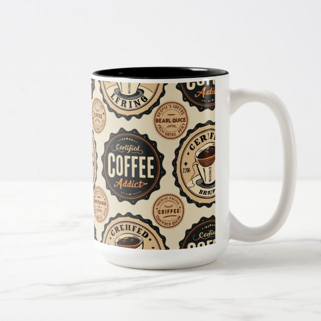 Coffee addicted coffee mug (Right)