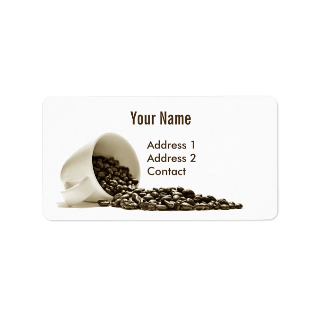 Coffee Address Label (Front)
