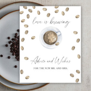 Coffee - Advice and Wishes for Newlyweds Poster