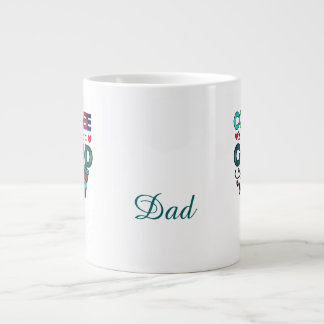 Coffee Always Good Idea Dad Large Coffee Mug