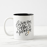 Coffee And A Prayer Handlettered