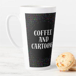 Coffee and Cartoons Latte Mug